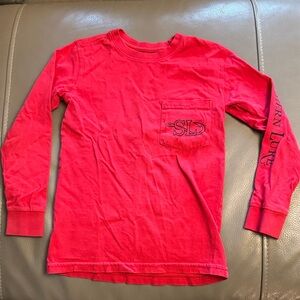 Kids' Long Sleeve Tee in Bright Red by Southern Lure